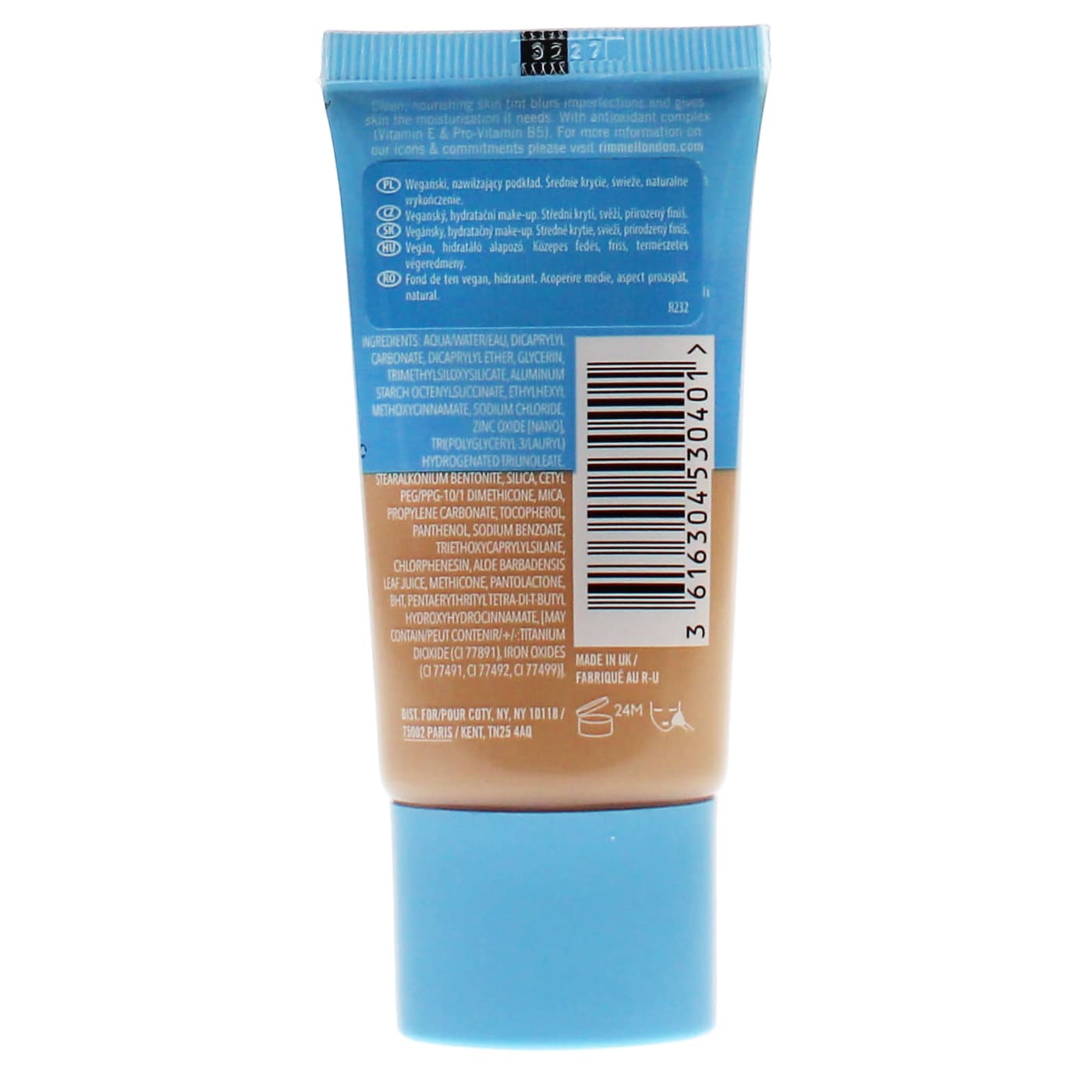 RIMMEL KIND & FREE FOUNDATION GOLDEN IVORY 83