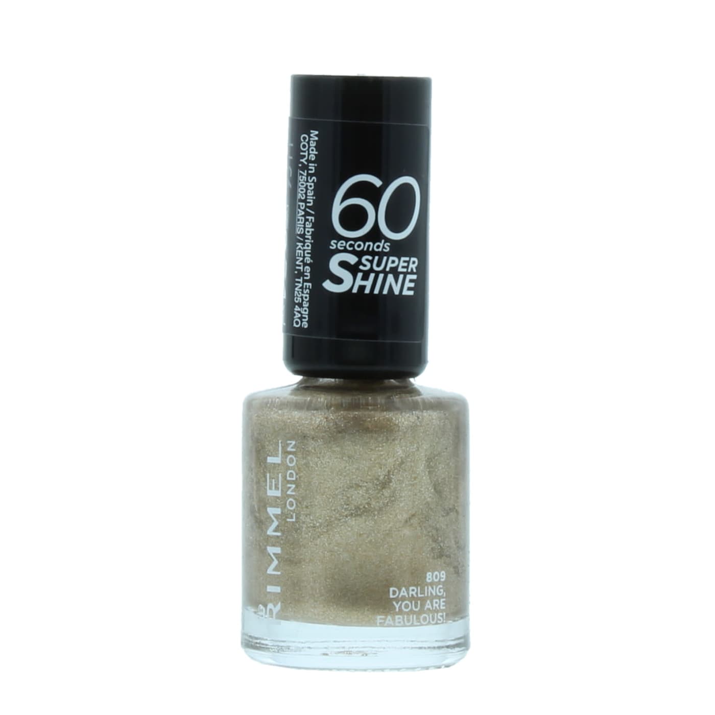 RIMMEL 60SEC N/POLISH DARL FABULOUS 809