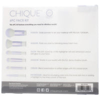 Royal & Langnickel Chique Face Brush Set Deluxe 6pc