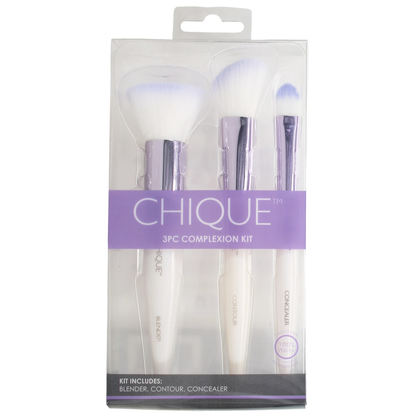 Royal & Langnickel Chique Complexion Brush Set Deluxe 3pc