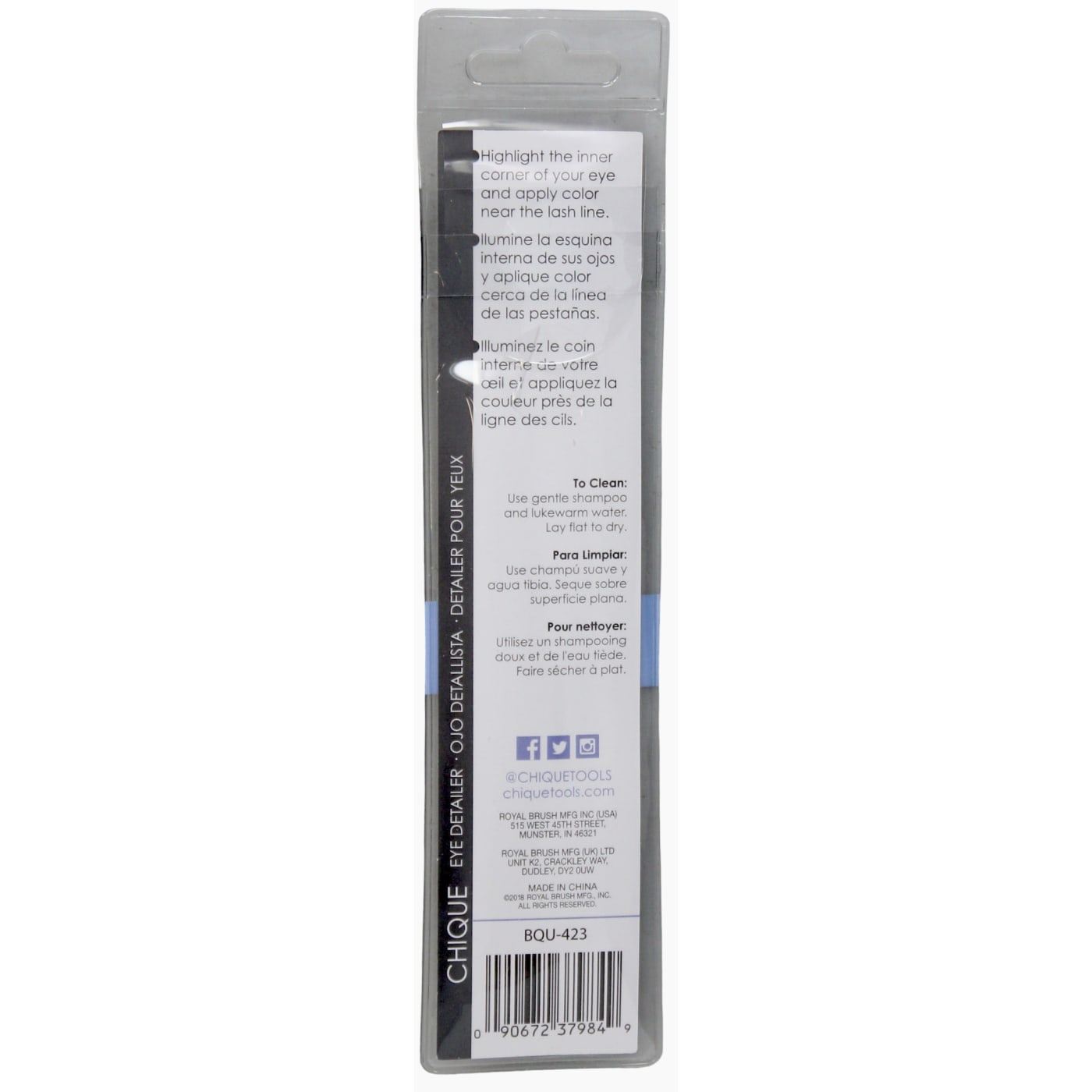 Royal & Langnickel Chique Studio Eye Detailer Brush