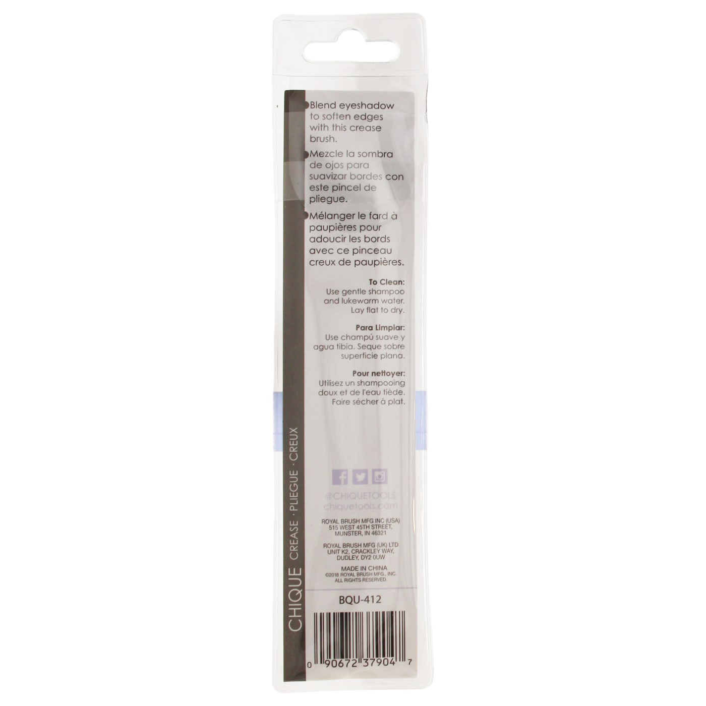 Royal & Langnickel Chique Studio Crease Brush