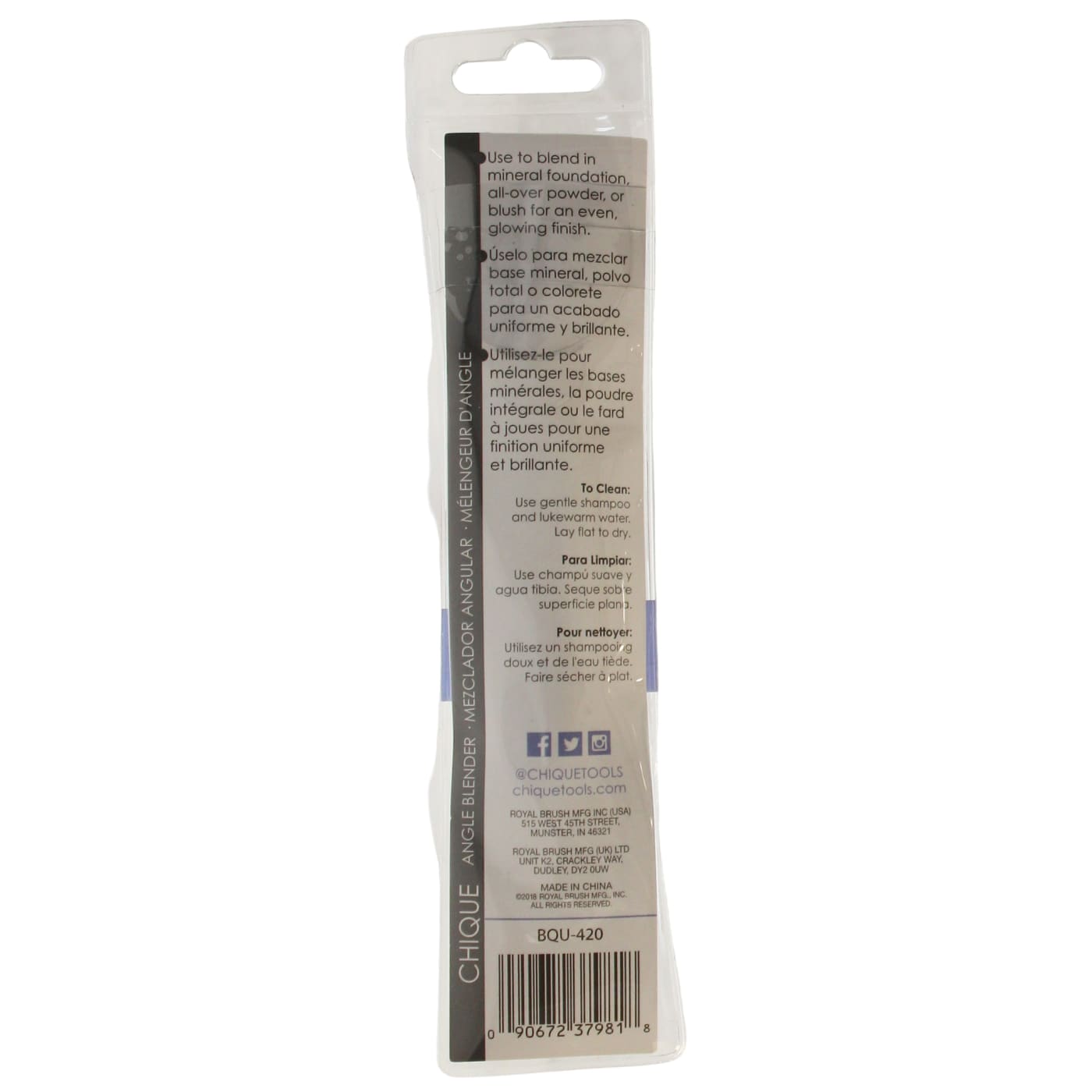 Royal & Langnickel Chique Studio Angle Blender Brush