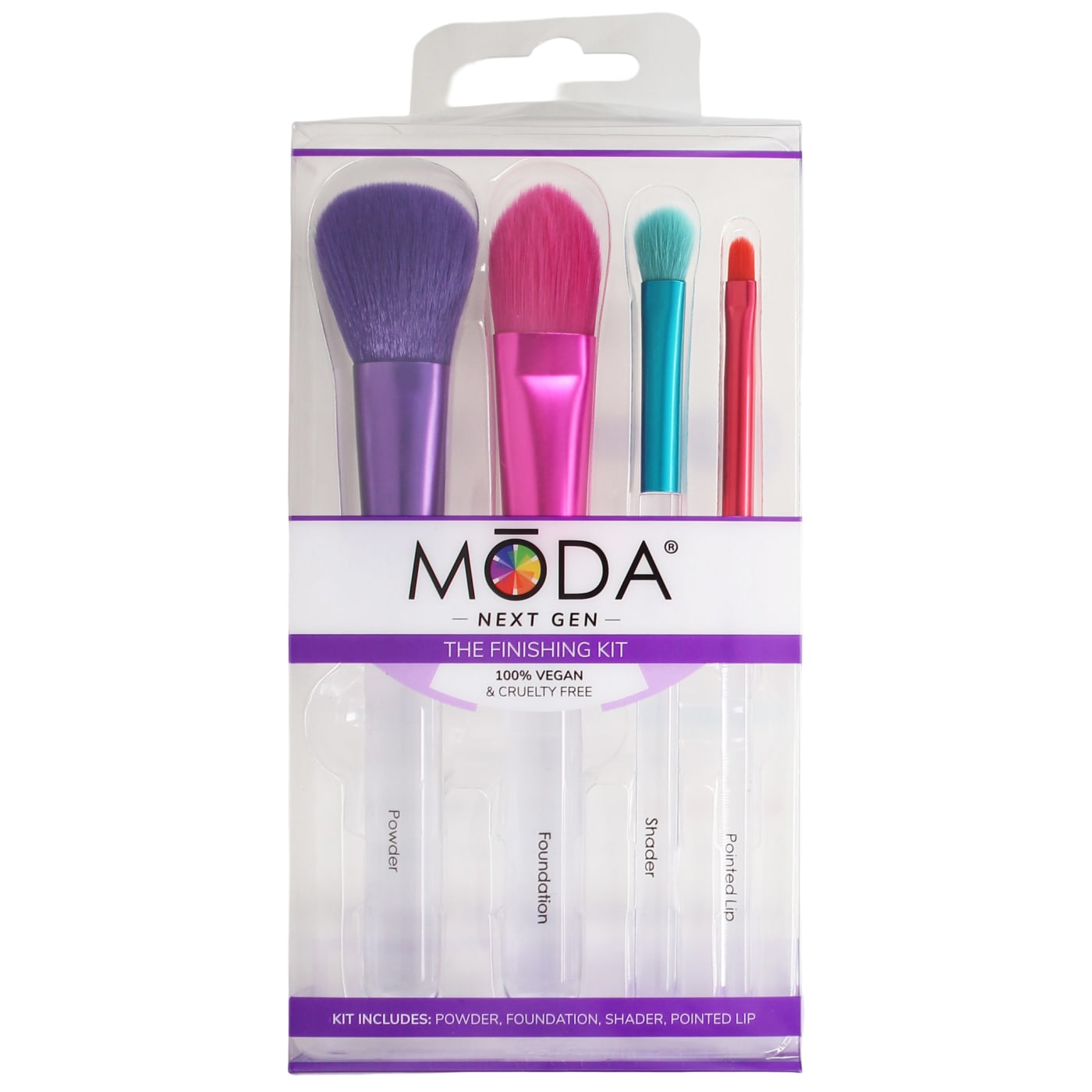 Royal & Langnickel Moda Next Gen The Finishing Brush Set 4pc
