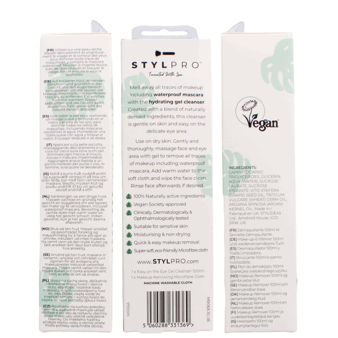 STYLPRO EASY ON THE EYE MAKEUP REMOVER