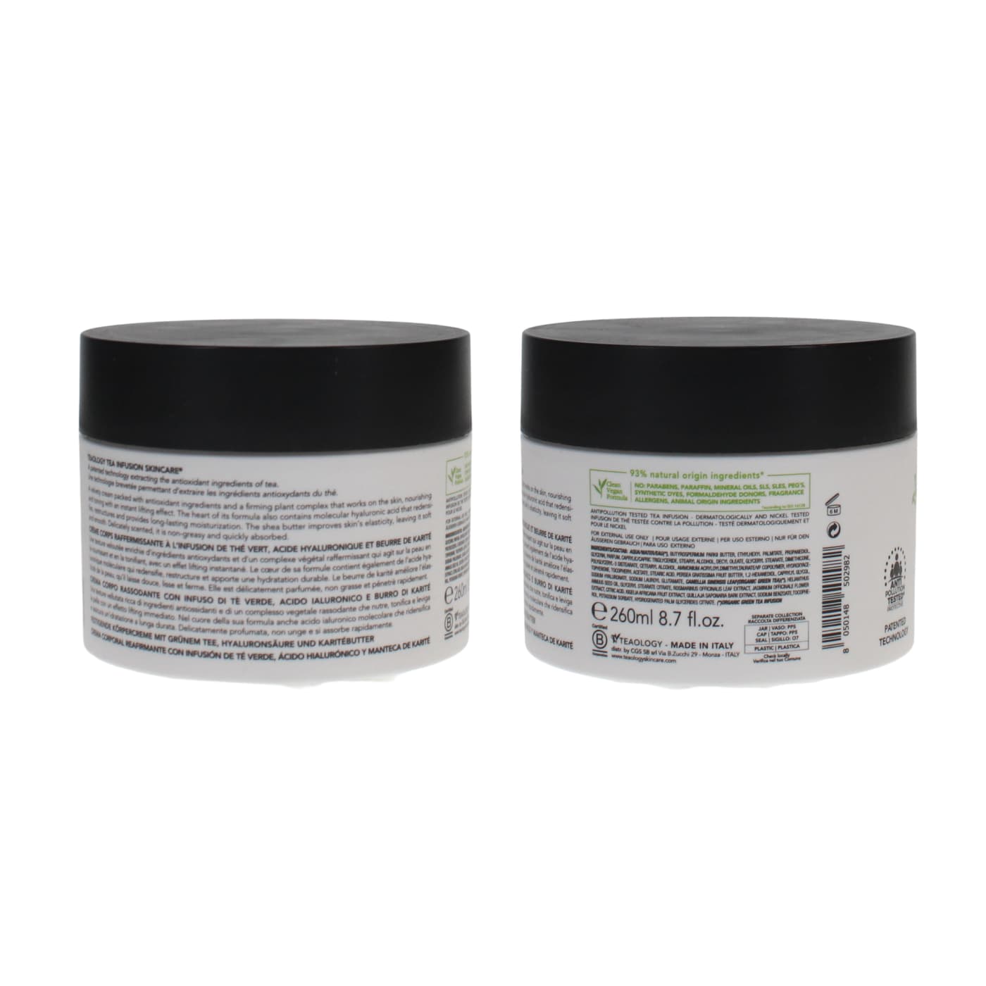 TEAOLOGY 260ML BODY CREAM JASMINE TEA FIRMING
