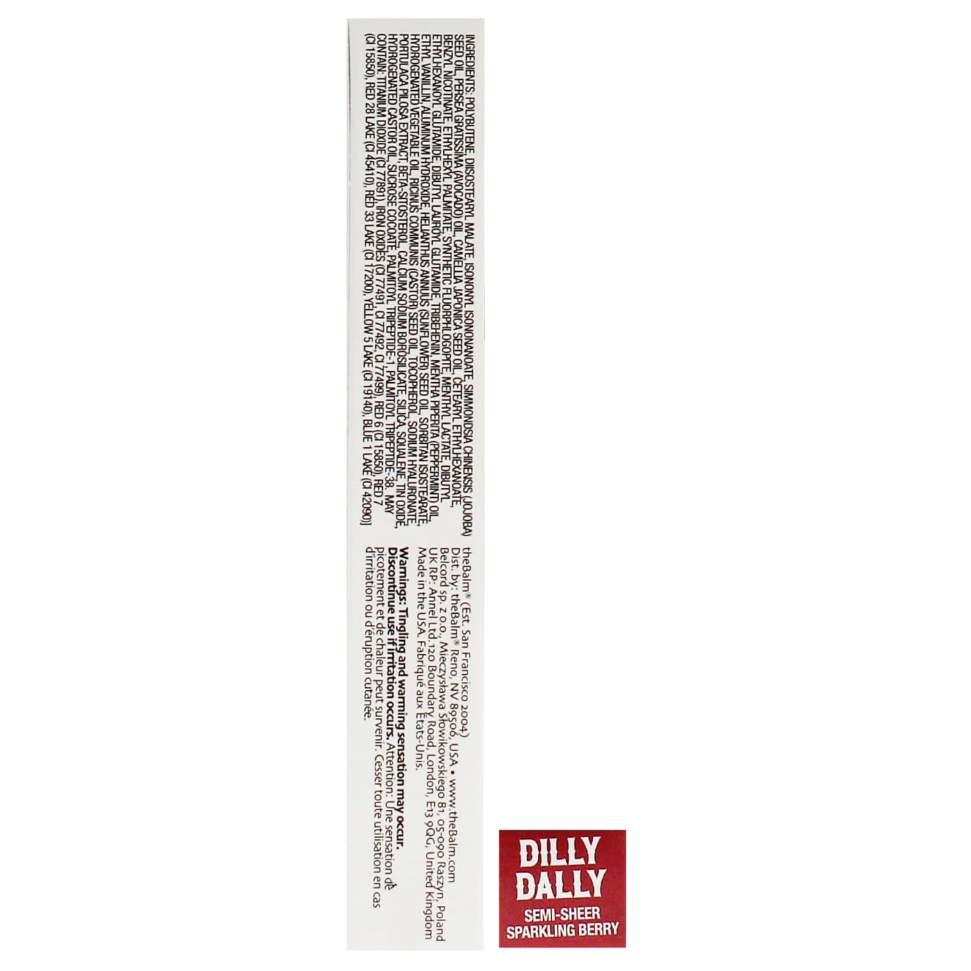 Thebalm Instant Lip Plumper Dilly Dally