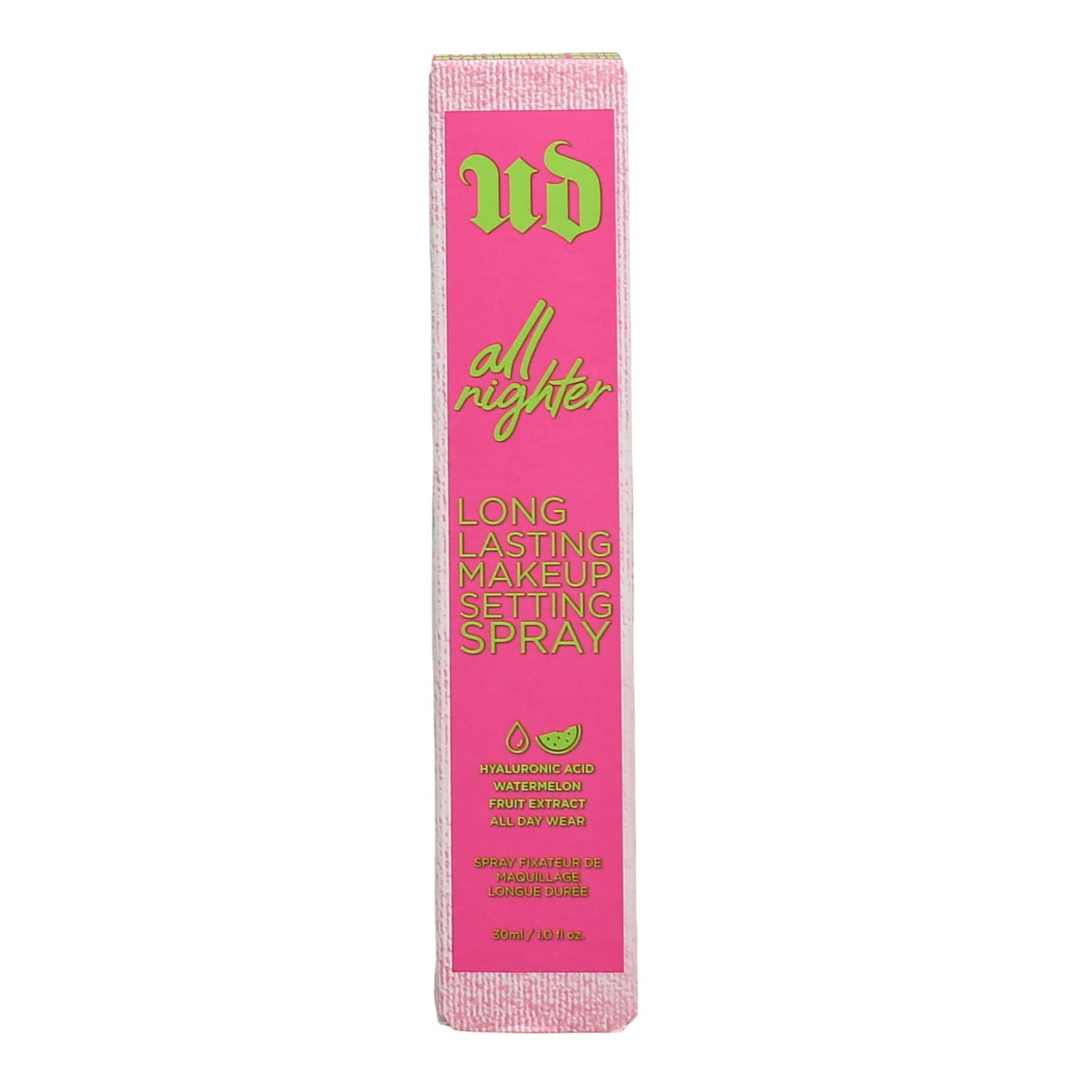 URBAN DECAY ALL NIGHTER 30ML SETTING SPRAY HYALURONIC ACID & WATERMELON EXTRACT