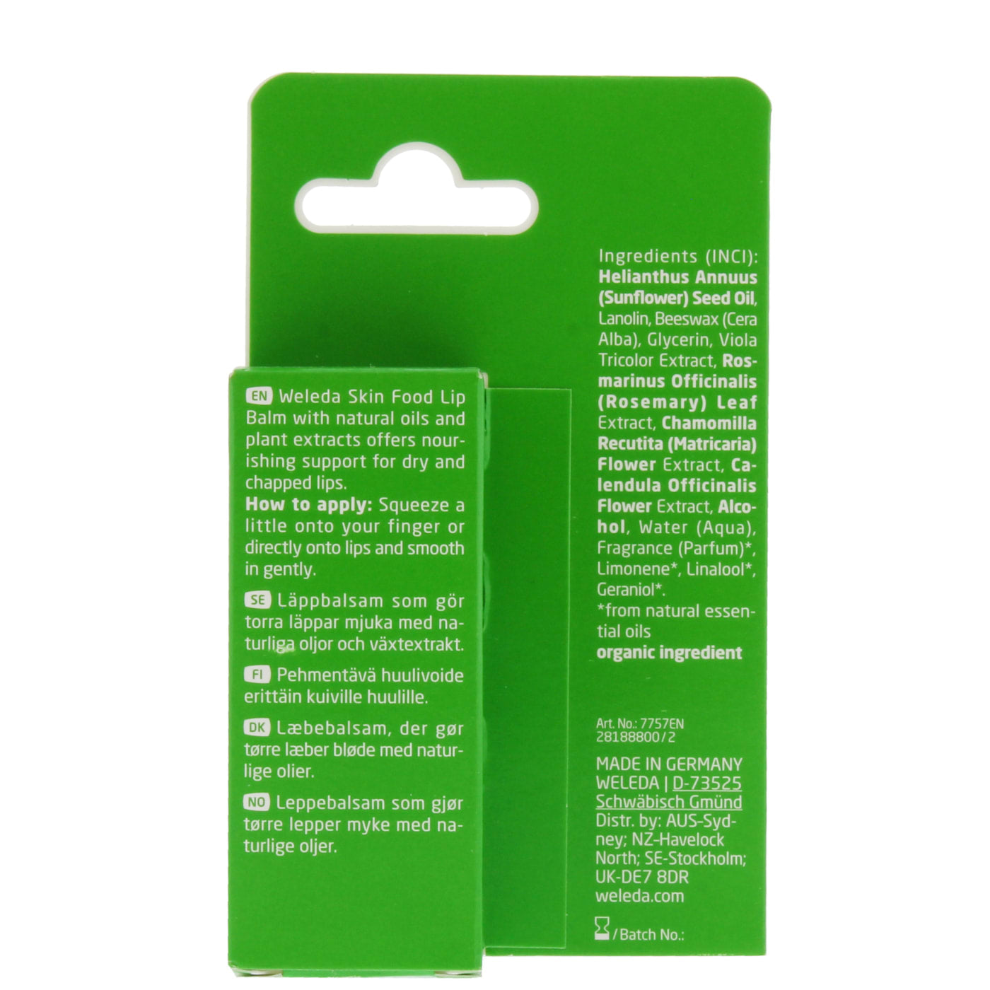 WELEDA SKIN FOOD 8ML L/BALM 10/25