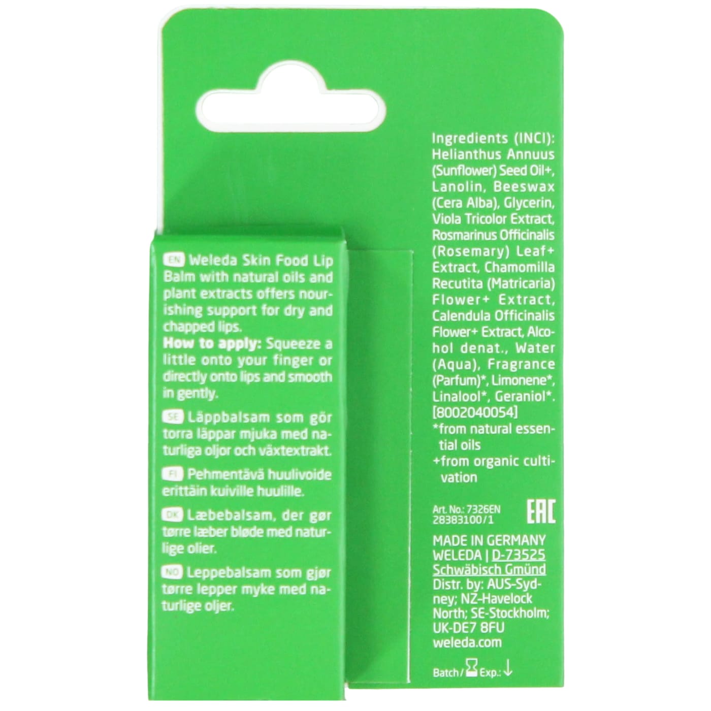 Weleda Skin Food 8ml Lip Balm