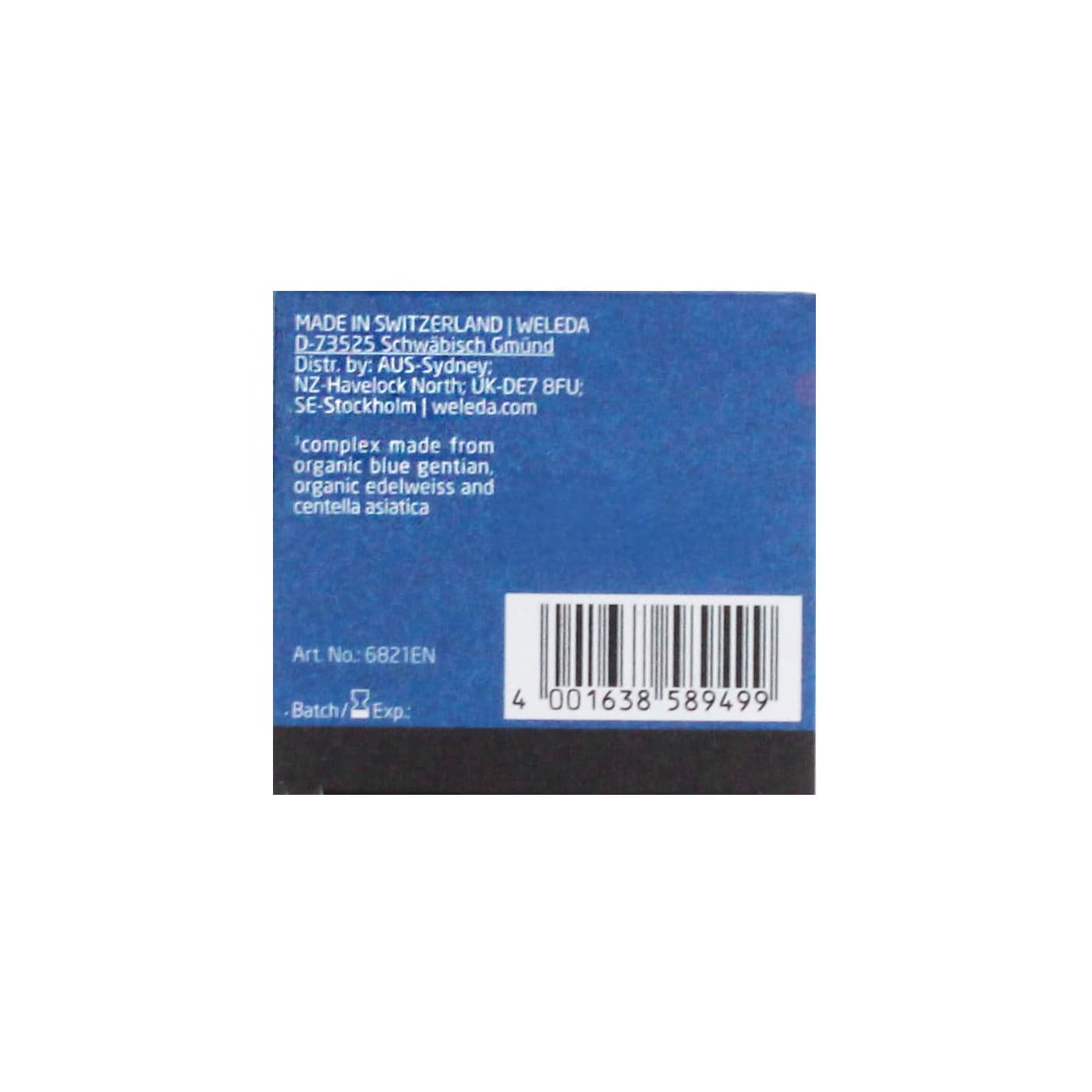 WELEDA 40ML BLUE GENTIAN & EDELWEISS CONTOURING NIGHT BALM 04/26 06/26