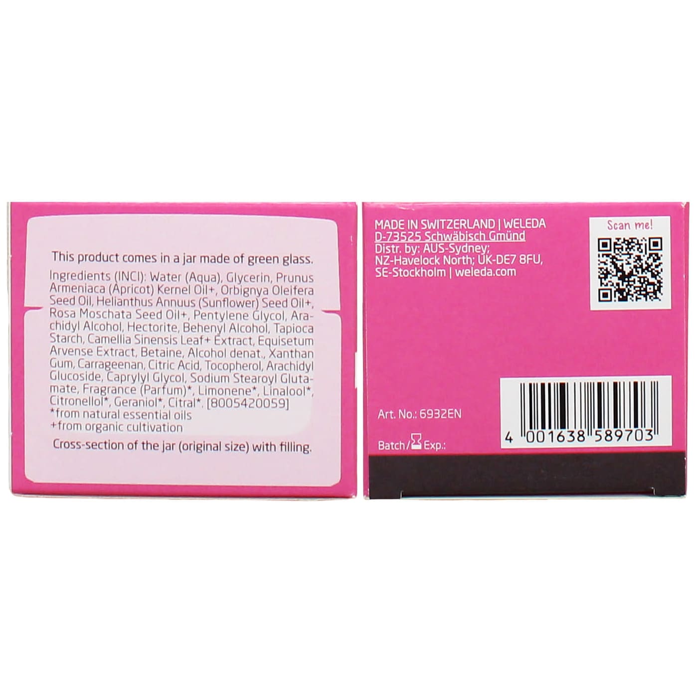 Weleda 40ml Smoothing Day Cream Wild Rose & White Tea