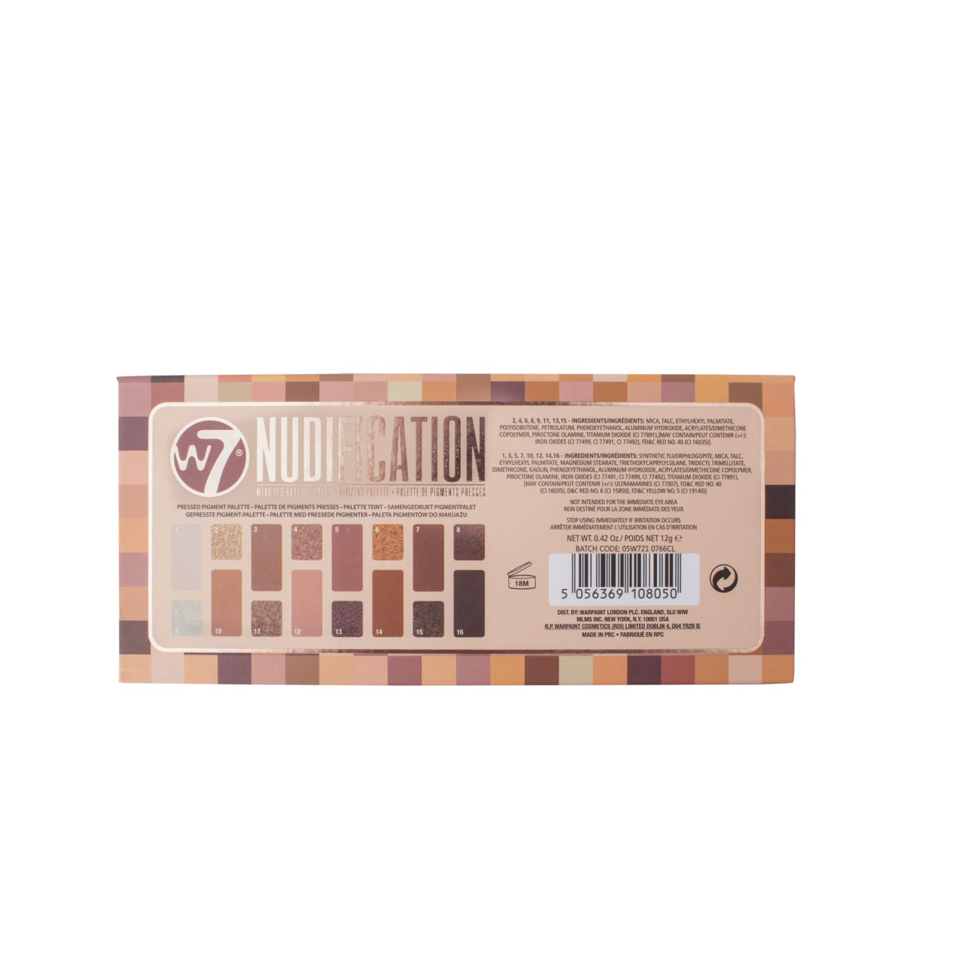W7 E/SHADOW PALETTE NUDIFICATION