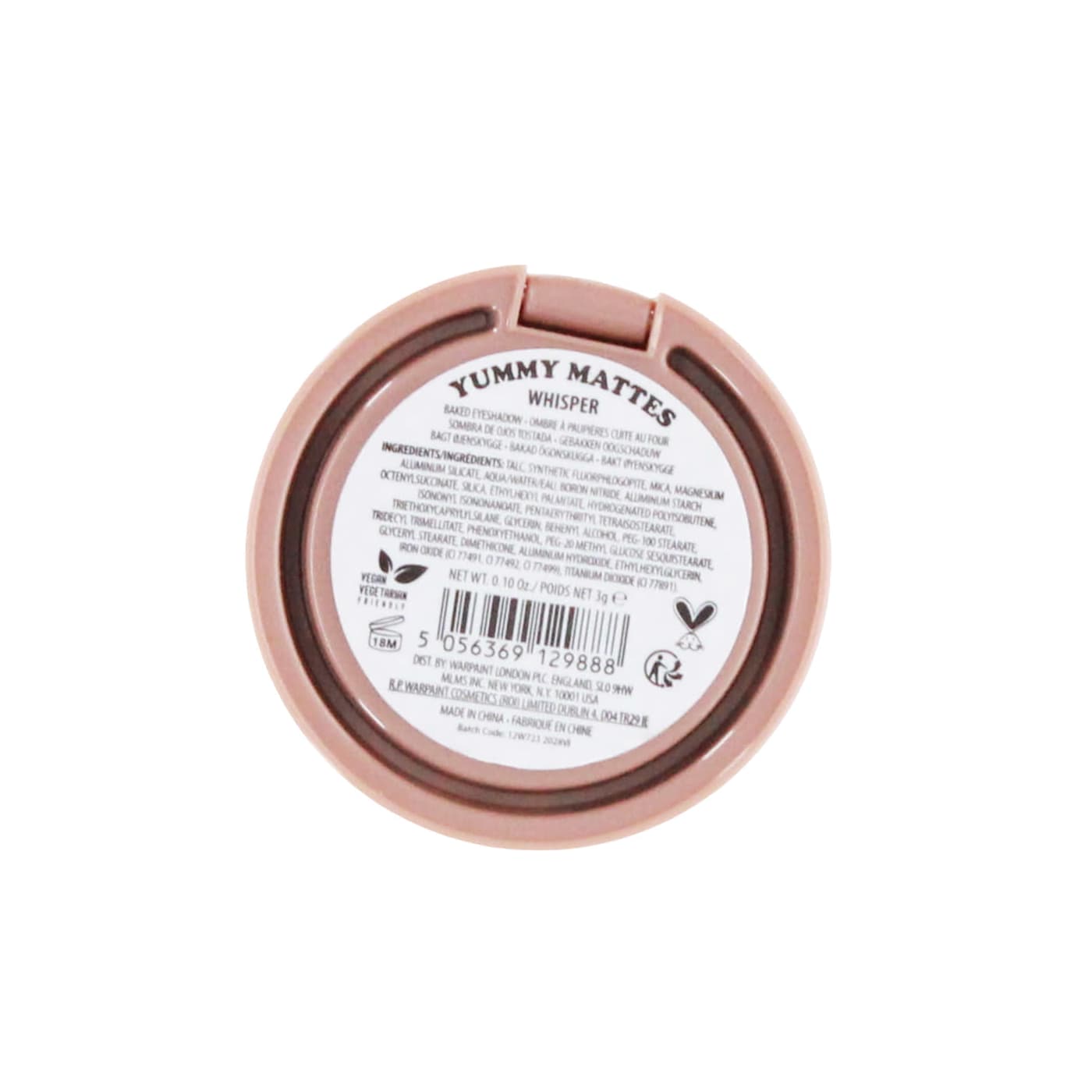 W7 Yummy Mattes Baked 3g Eyeshadow Whisper