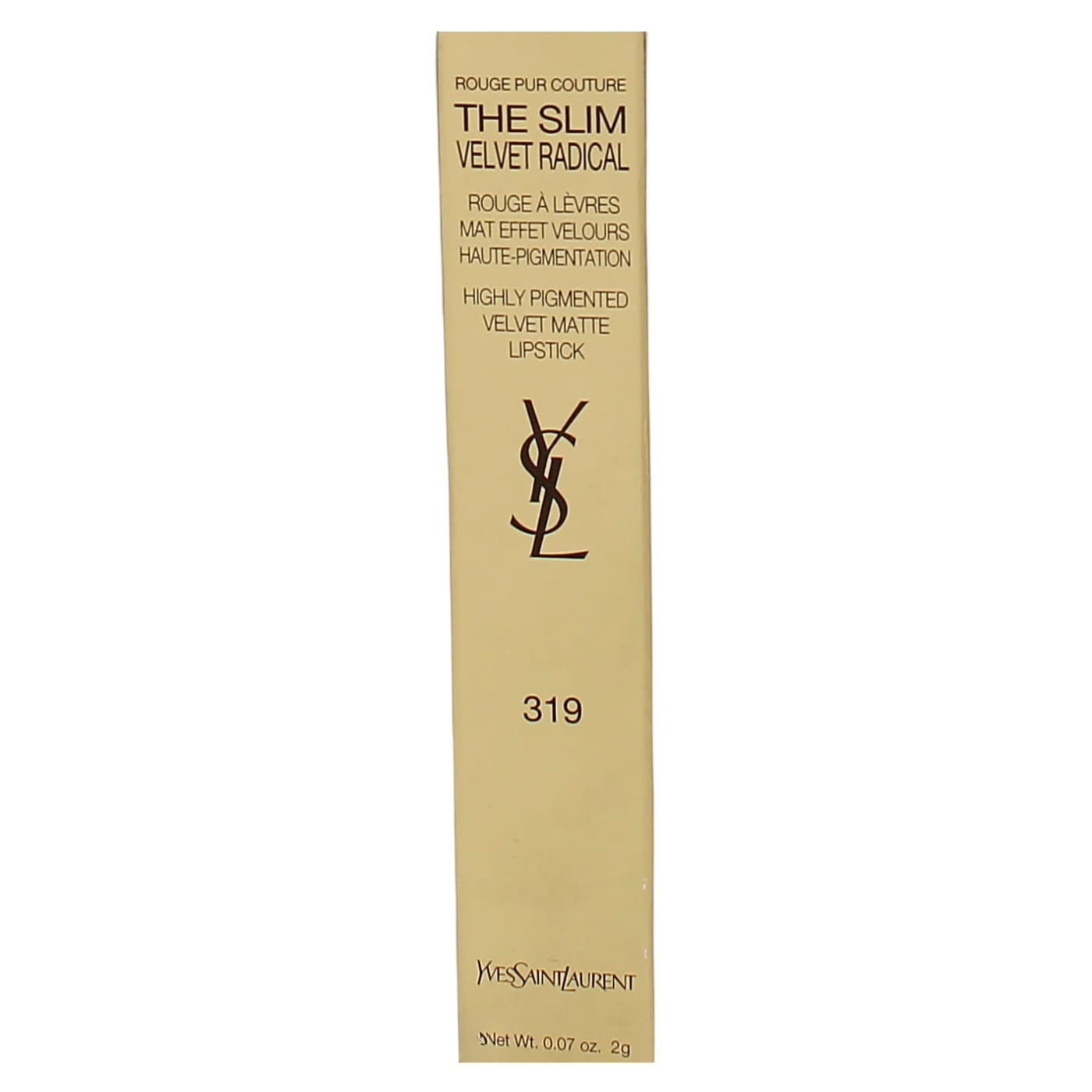Yves Saint Laurent 2g Rouge Pur Couture The Slim Velvet Radical Lipstick 319 Fired Up Nude