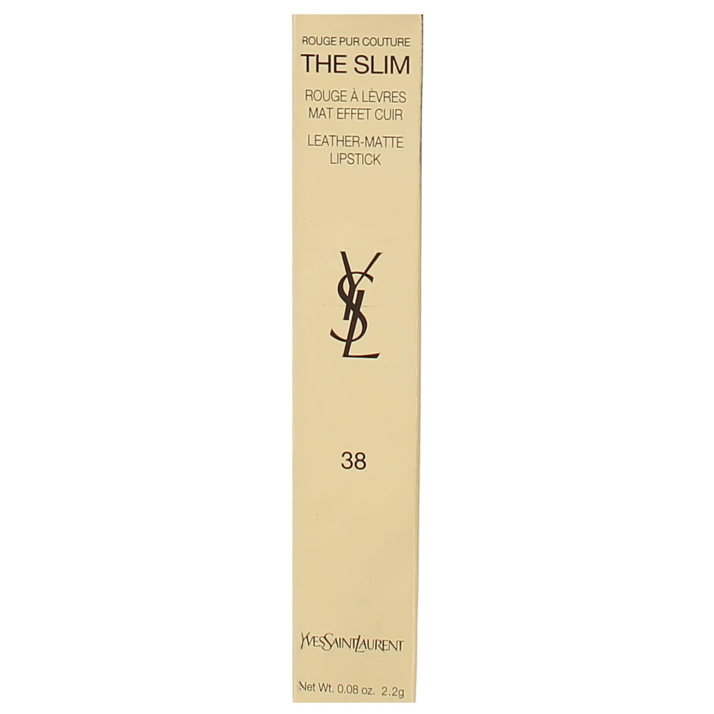 Yves Saint Laurent 2g Rouge Pur Couture The Slim Lipstick 38 Red Flaming Rouge