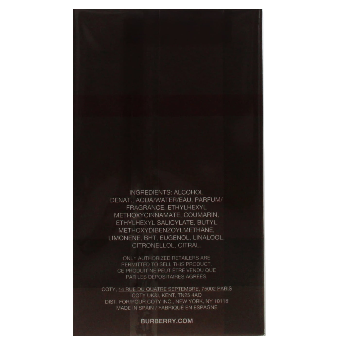 Burberry London Men 50ml EDT Spray
