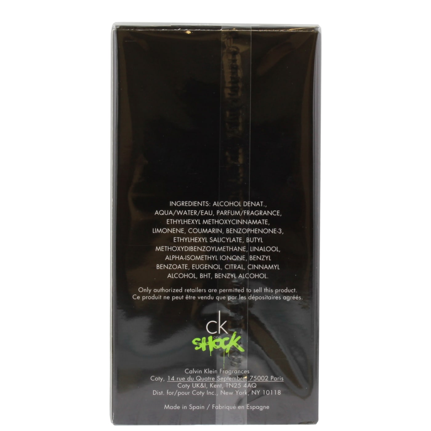 CK ONE SHOCK HIM 100ML EDT SPRAY