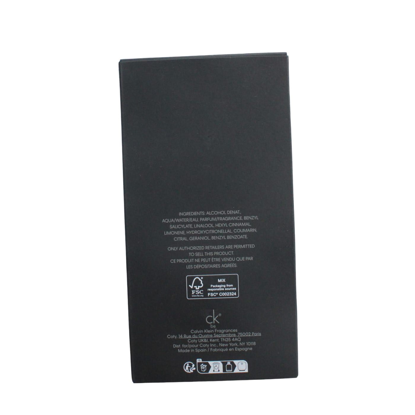 CK BE 200ML EDT SPRAY