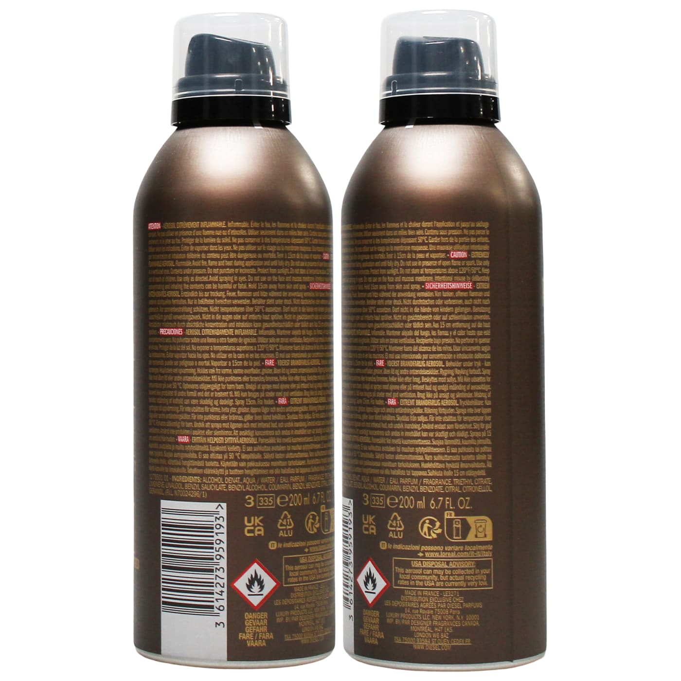 Diesel Fuel For Life 200ml All Over Body Spray
