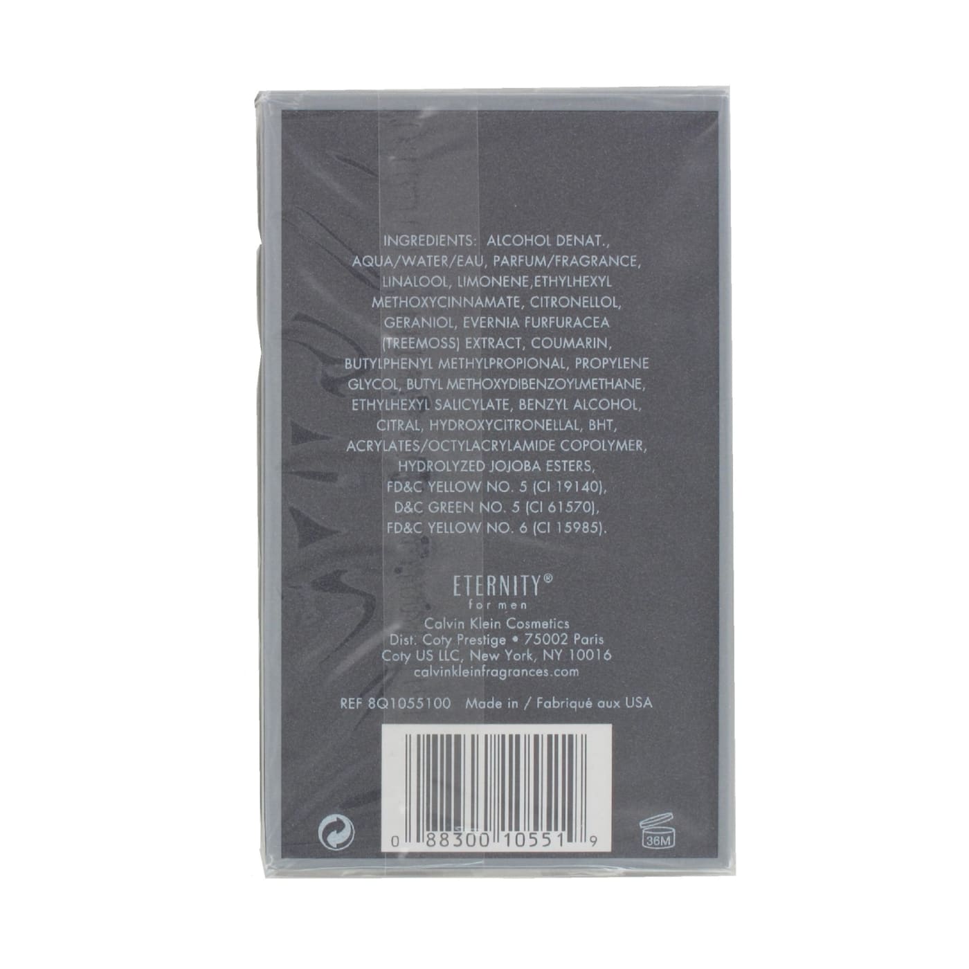 CK ETERNITY MEN 100ML EDT SPRAY