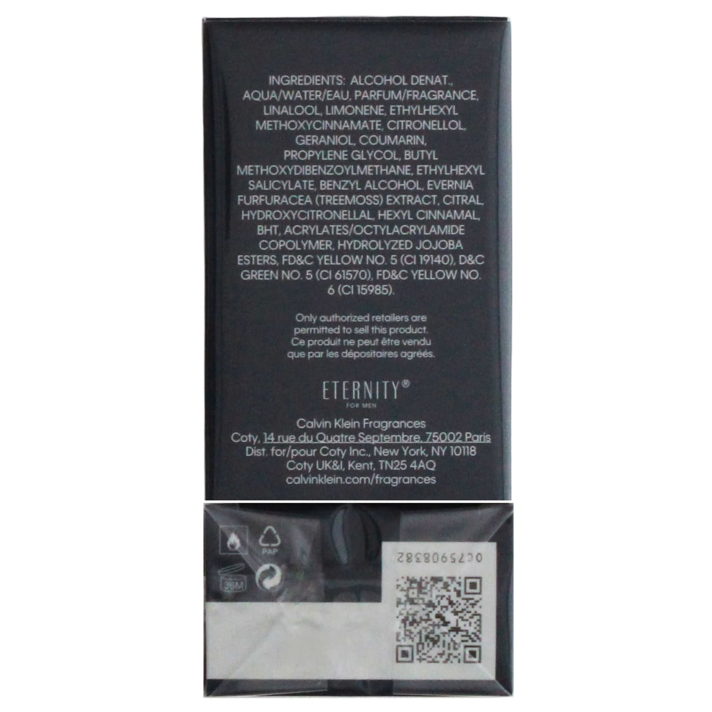 Calvin Klein Eternity Men 30ml EDT Spray