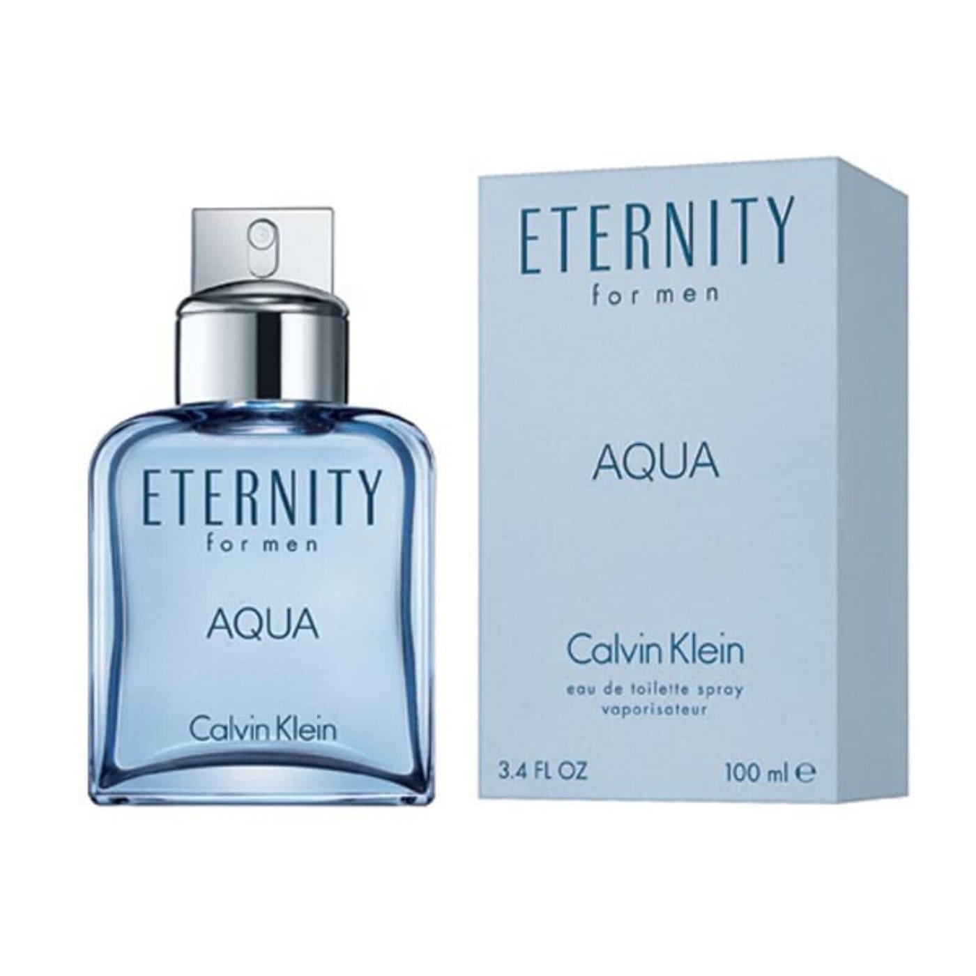CALVIN KLEIN ETERNITY MEN 100ML EDT SPRAY AQUA