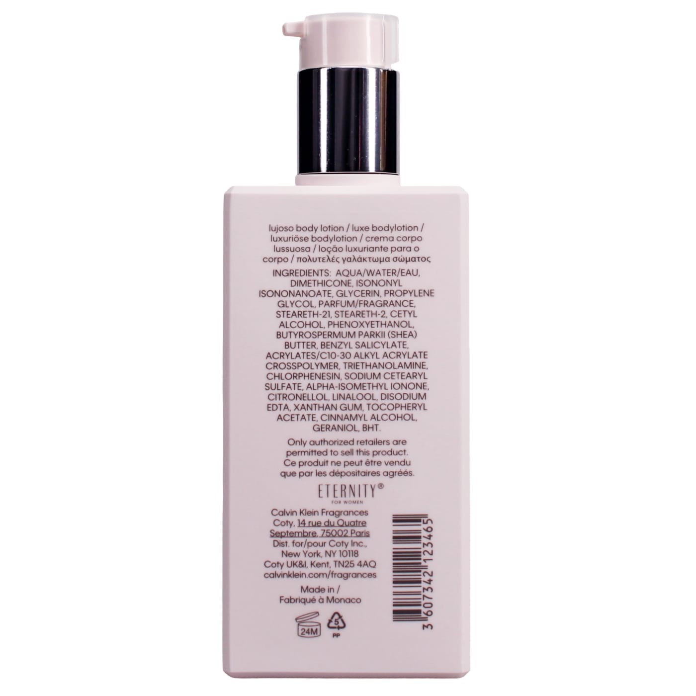 CALVIN KLEIN ETERNITY 200ML B/LOTION LUX