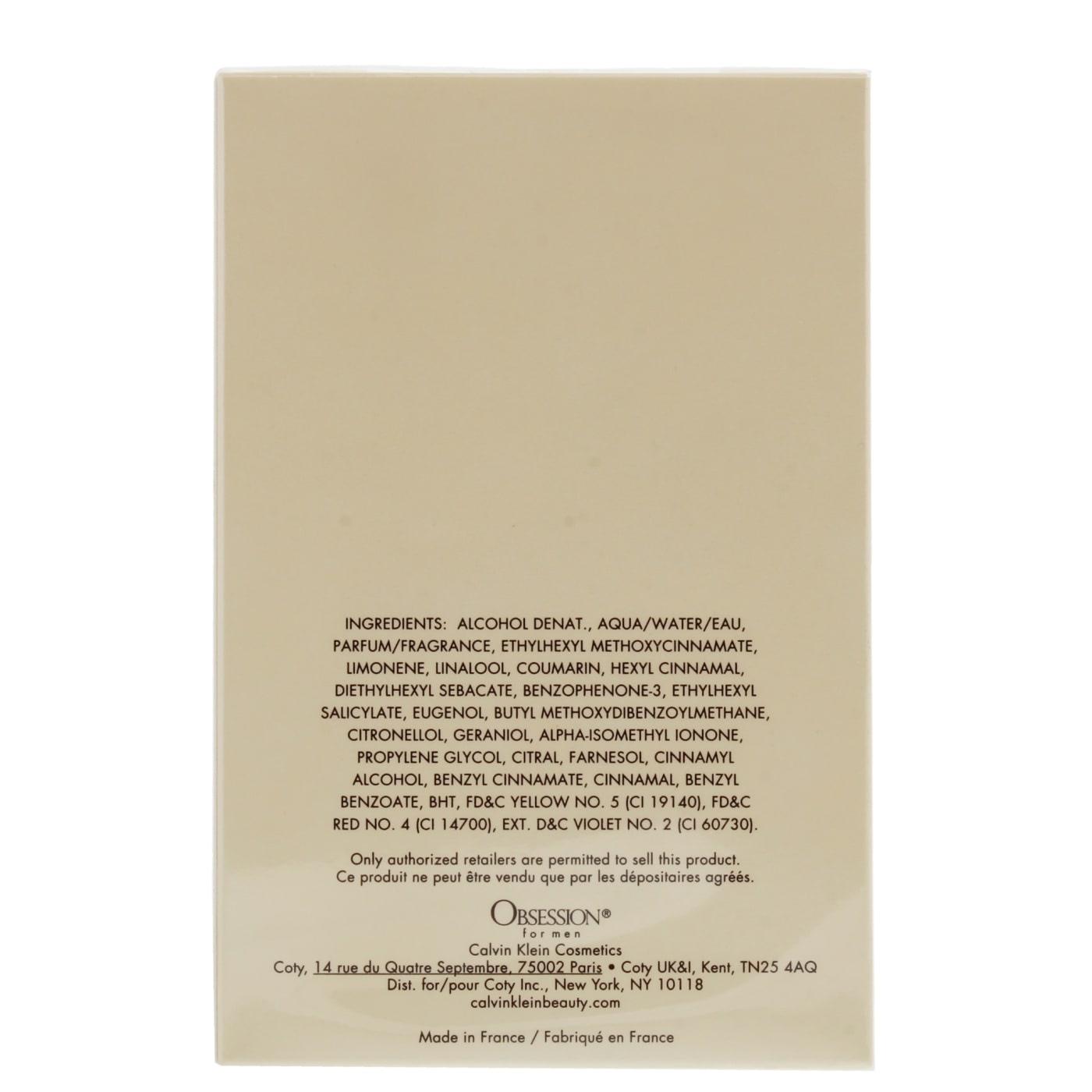 CK OBSESSION MEN 125ML A/SHAVE