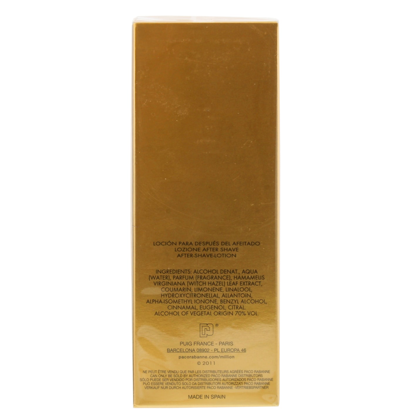 P.RABANNE 1 MILLION 100ML A/SHAVE LTN
