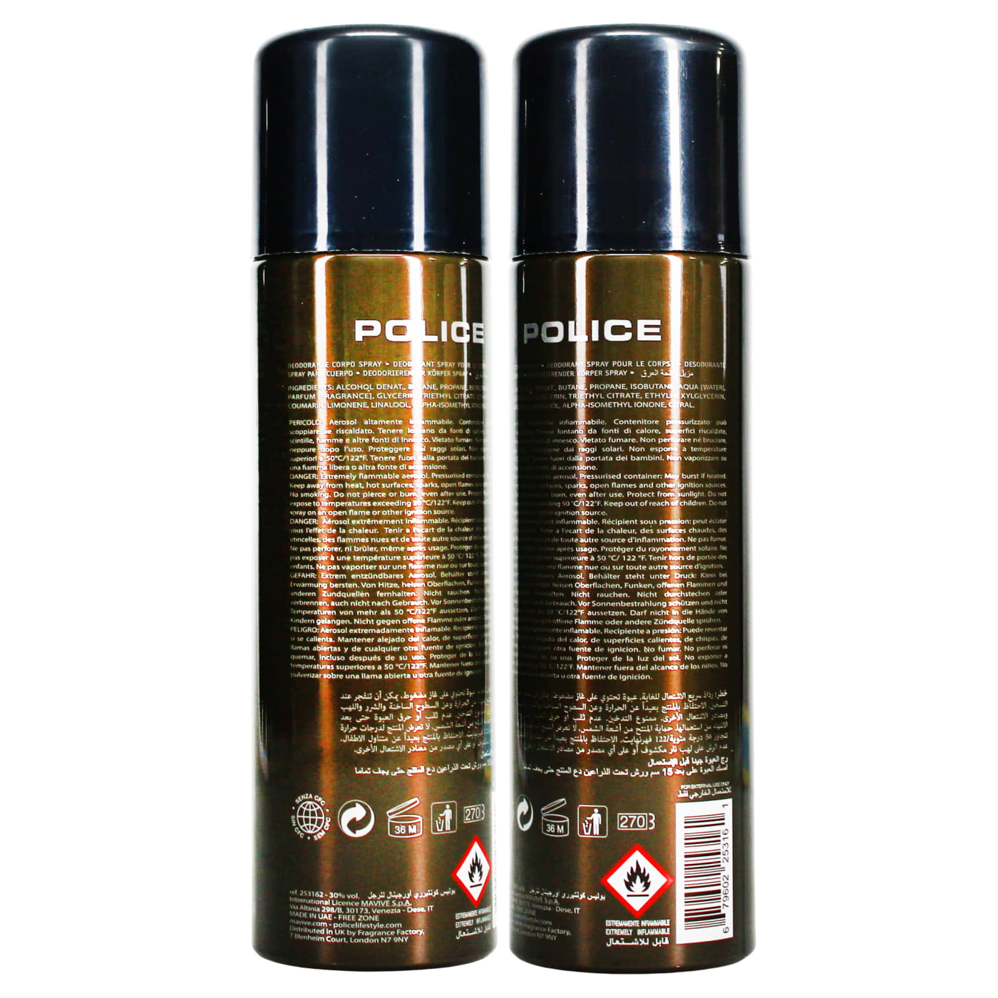 Police 200ml Deodorant Spray Original