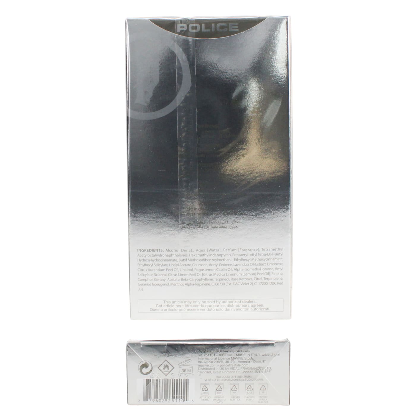 POLICE 100ML EDT SPRAY ORIGINAL
