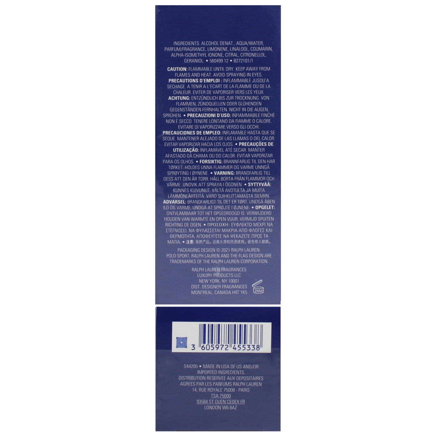 RALPH LAUREN POLO FRESH 125ML EDT SPRAY