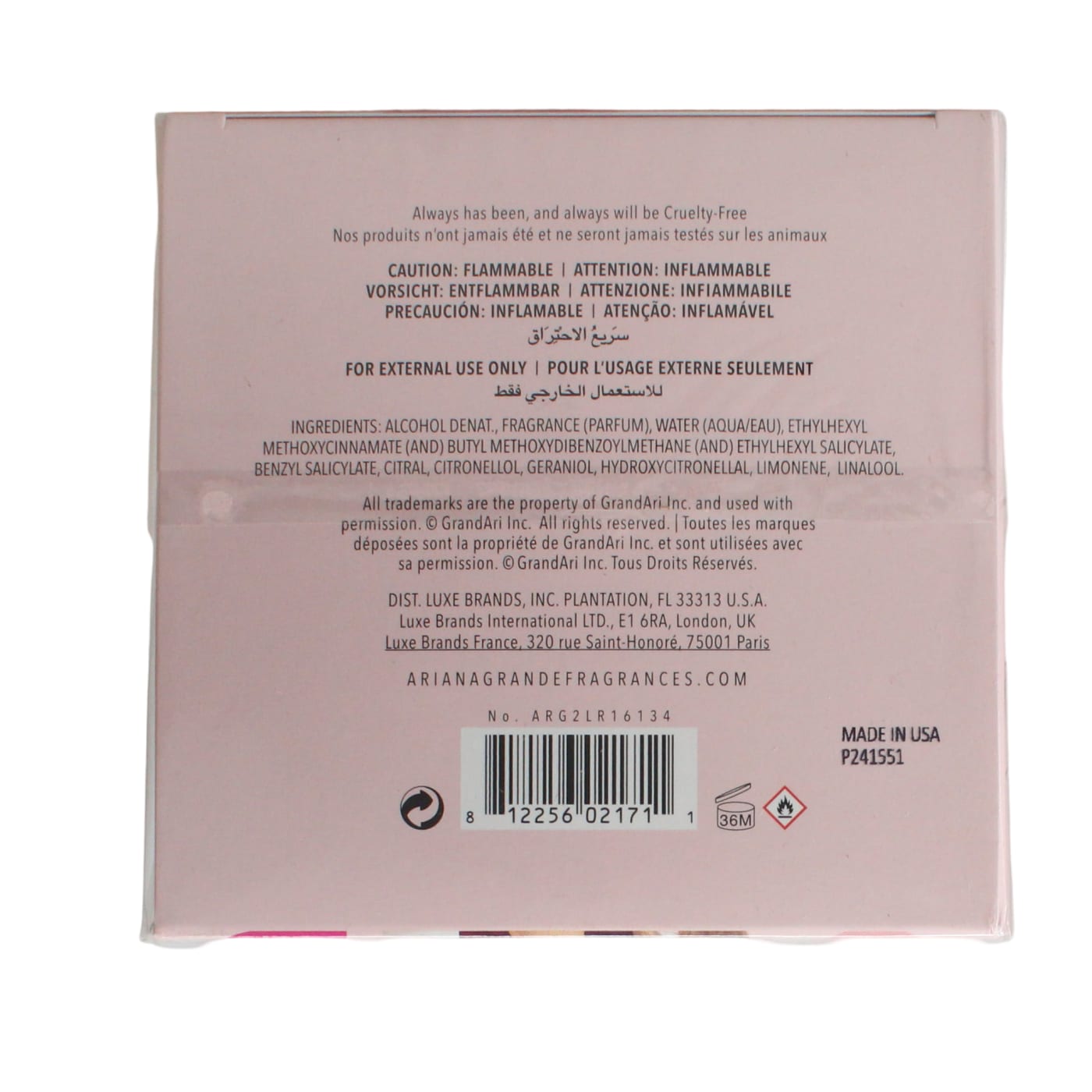 ARIANA GRANDE SWEET CANDY 100ML EDP SPRY