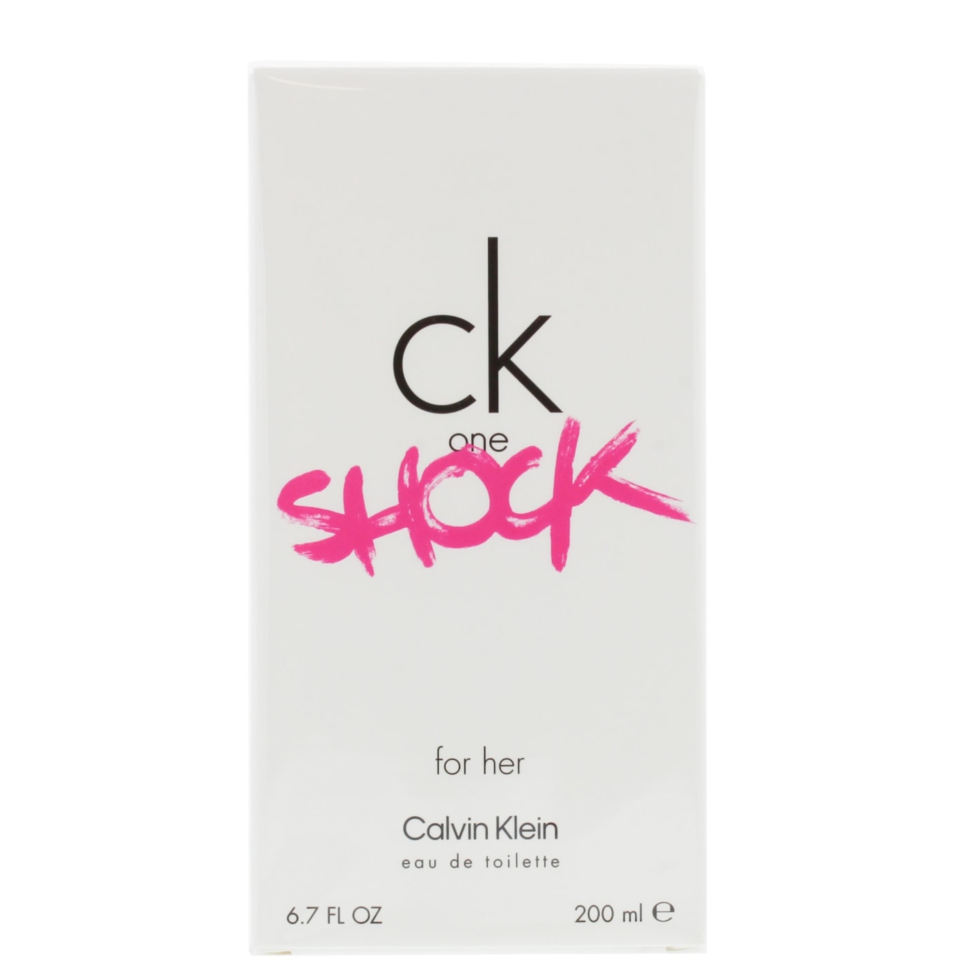 CALVIN KLEIN ONE SHOCK FOR HER 200ML EDT SPRAY