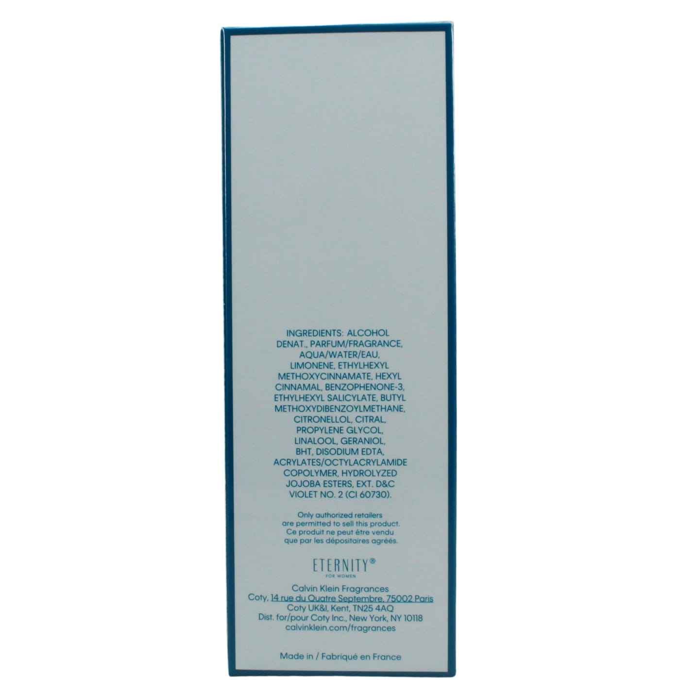 CALVIN KLEIN ETERNITY AIR 100ML EDP SPRAY