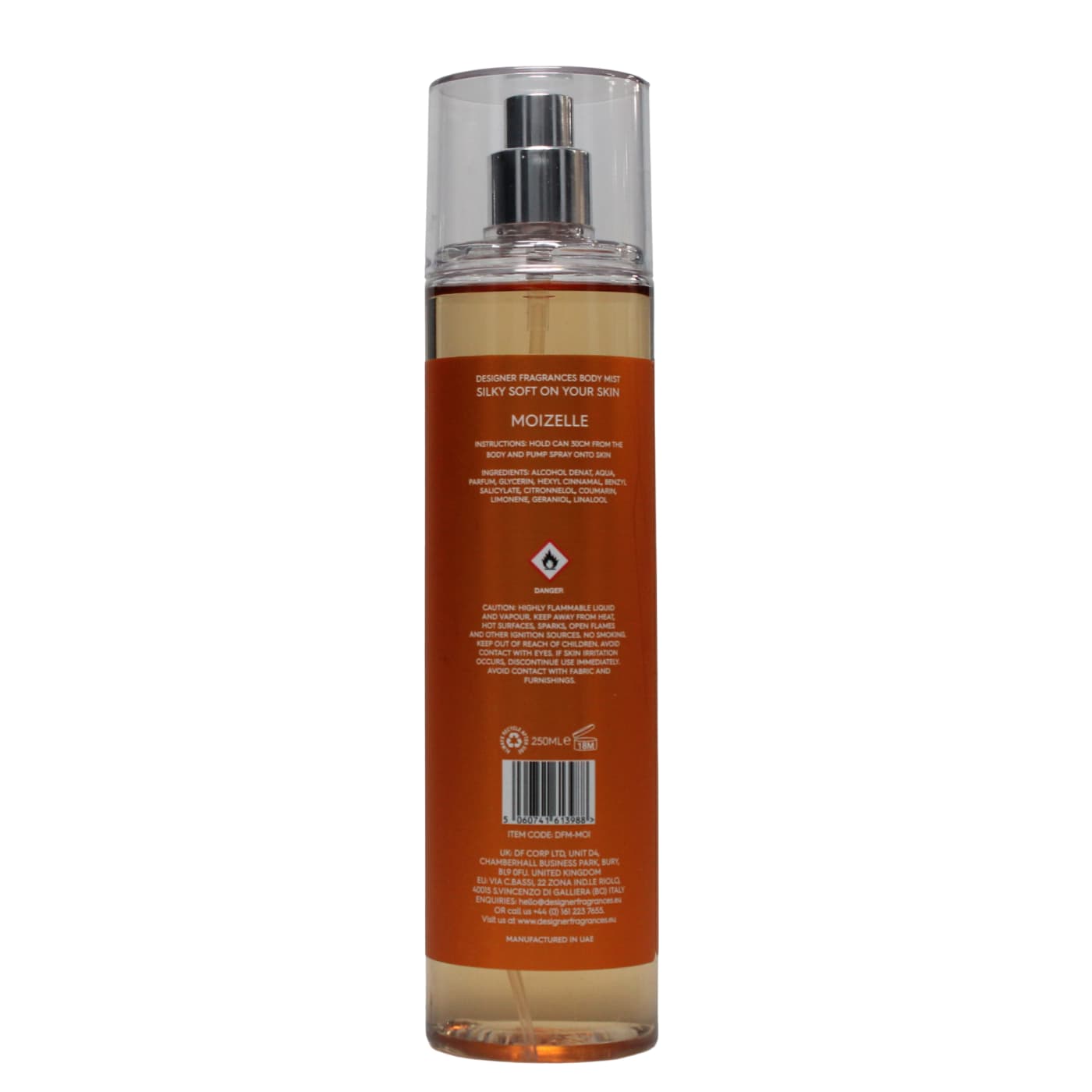 DESIGNER FRAGRANCES 250ML FRAGRANCE MIST MOIZELLE 03/28