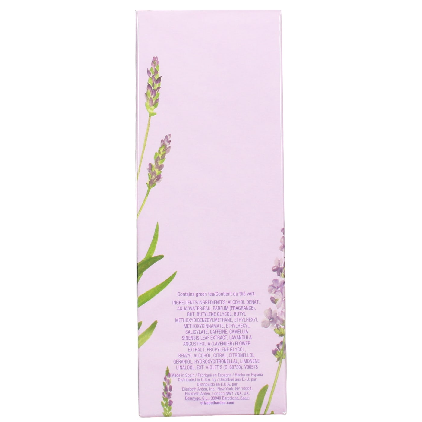 ELIZABETH ARDEN GREEN TEA LAVENDER 100ML EDT SPRAY
