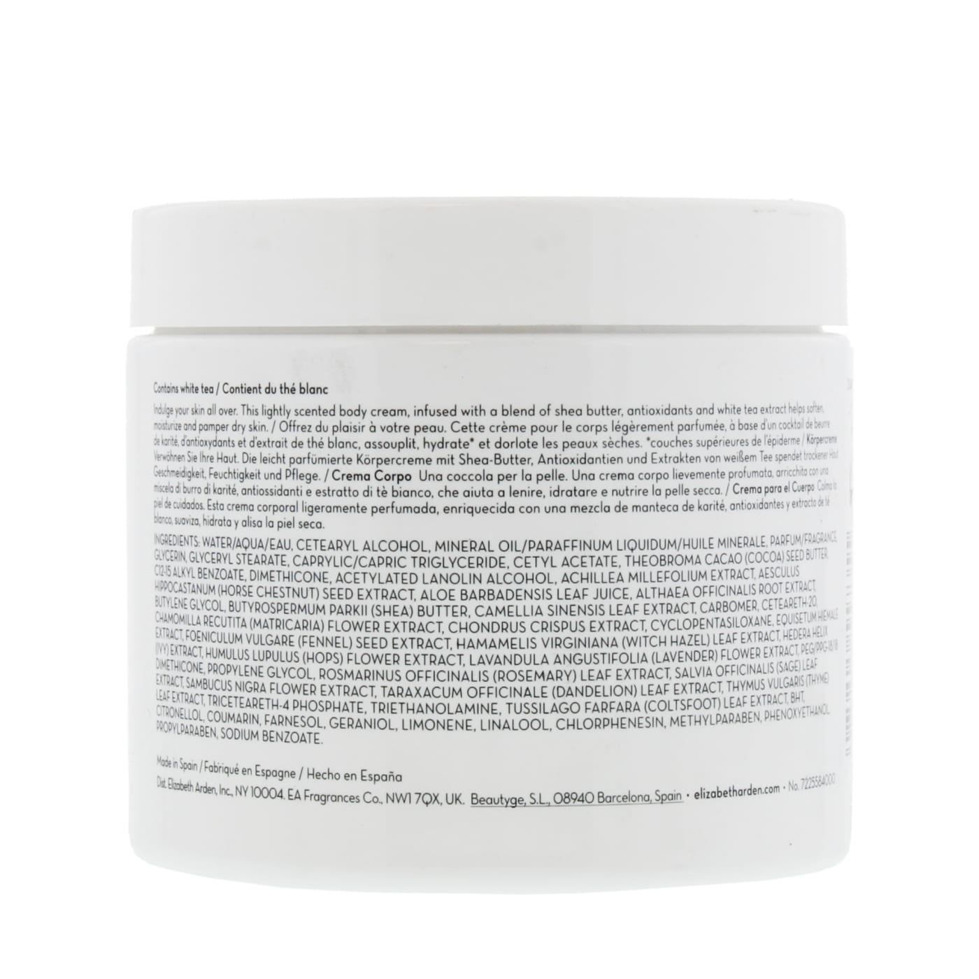 E.ARDEN W.TEA 400ML B/CREAM