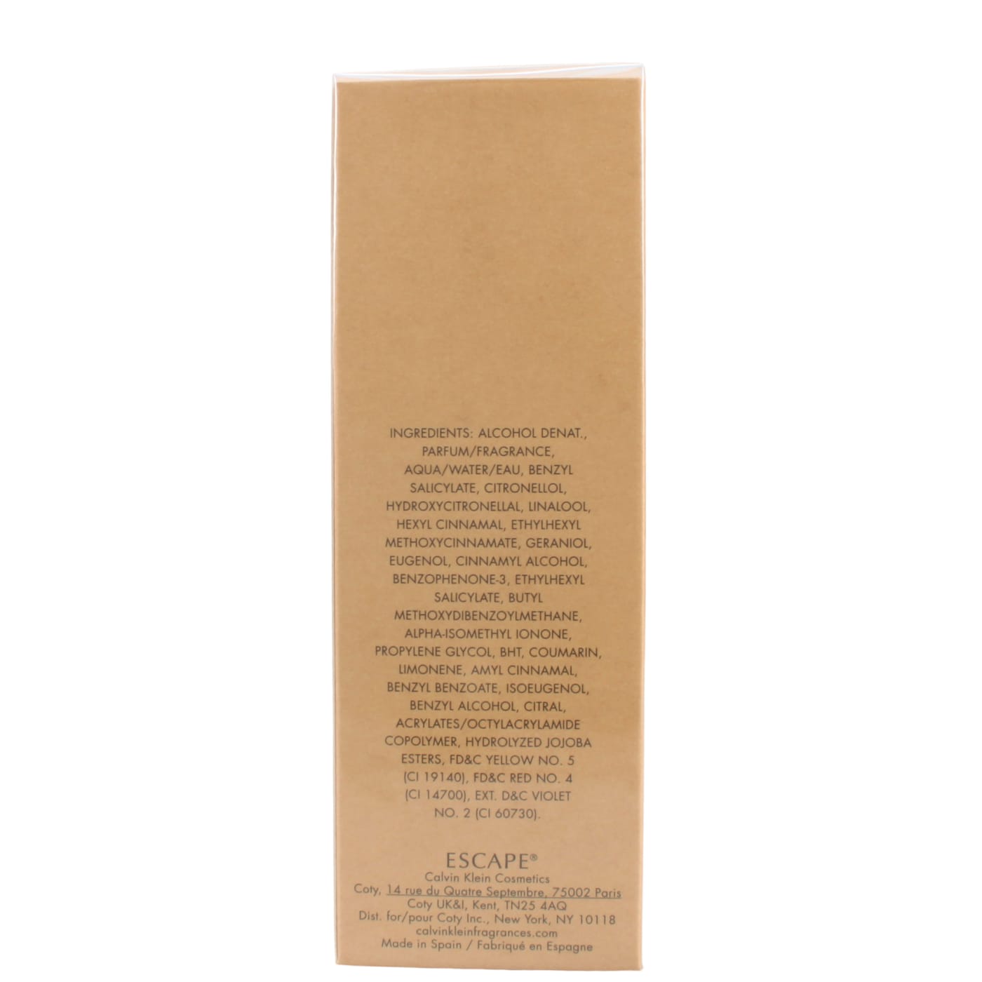 CK ESCAPE 100ML EDP SPRAY