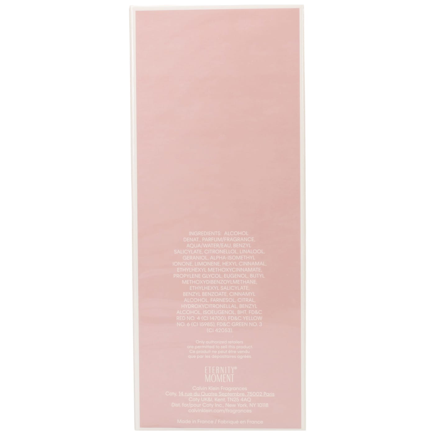 CK ETERNITY MOMENT FEMME 100ML EDP SPRAY