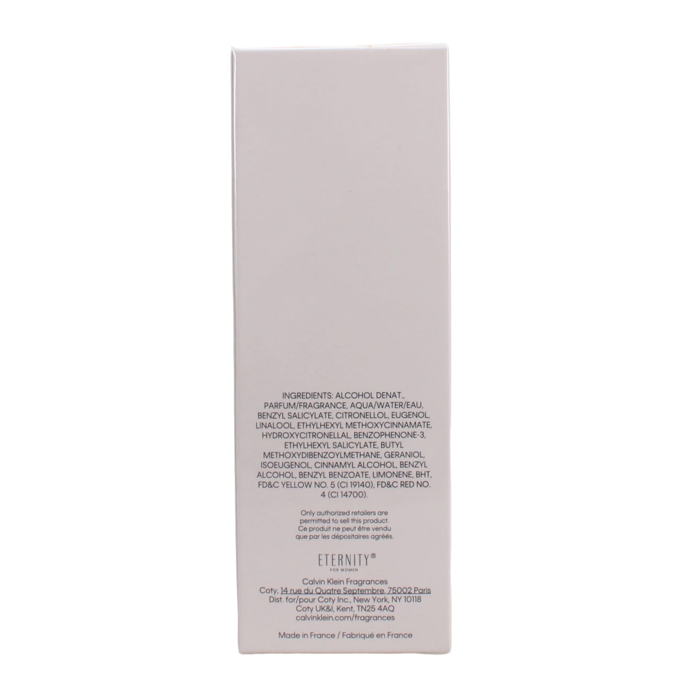 CK ETERNITY 100ML EDP SPRAY WOMEN