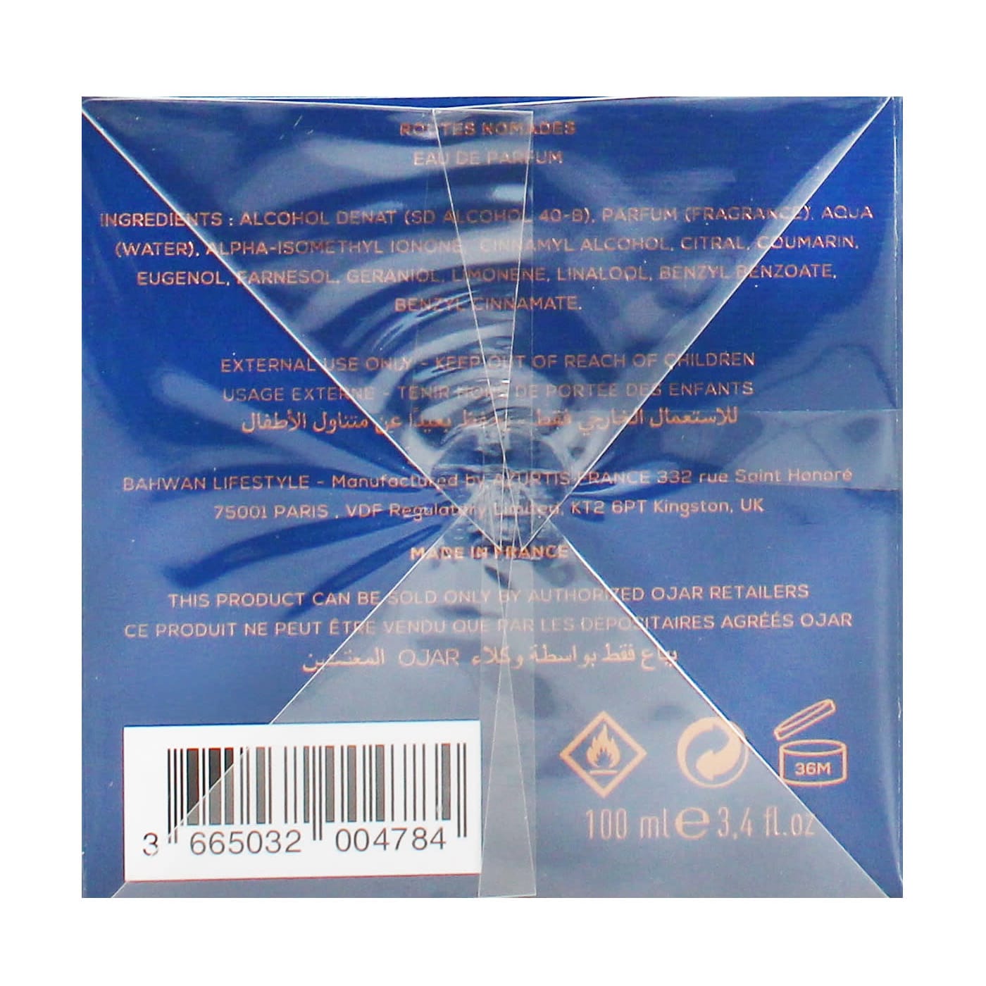 Ojar Routes Nomades 100ml EDP Spray