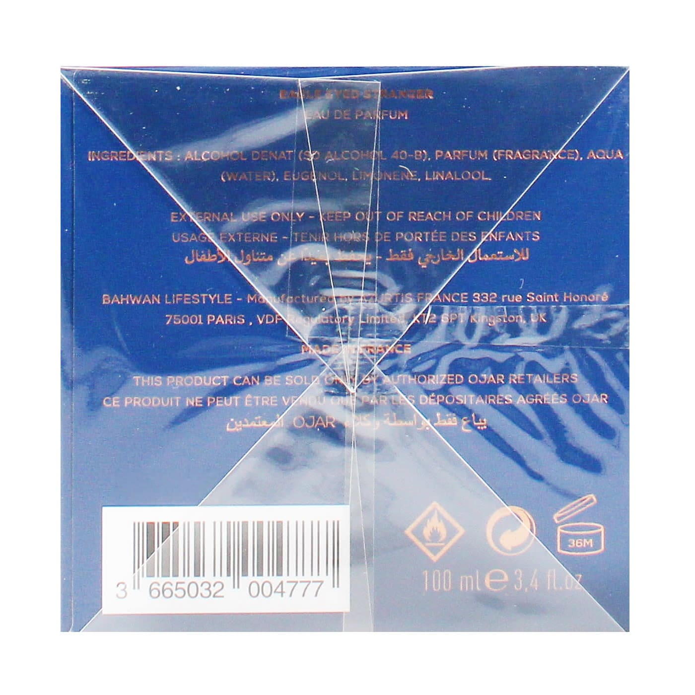 Ojar Eagle Eyed Stranger 100ml EDP Spray