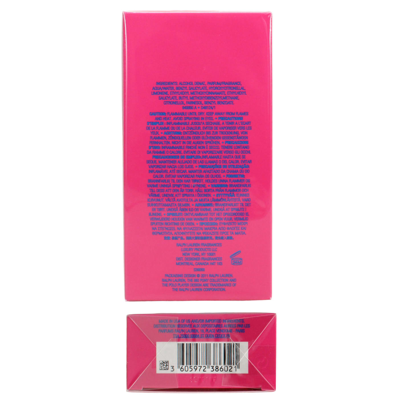 RALPH LAUREN BIG PONY 100ML EDT SPRAY