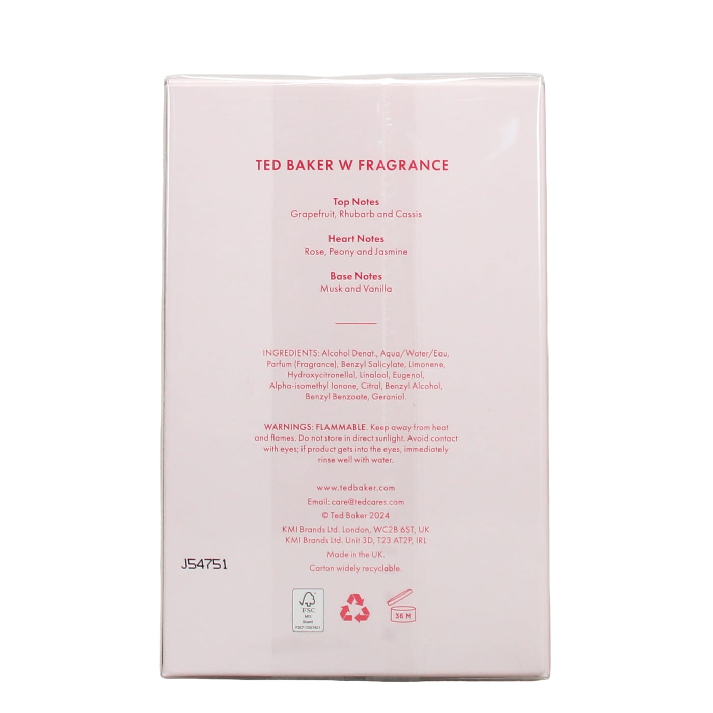 Ted Baker W 75ml EDT Spray