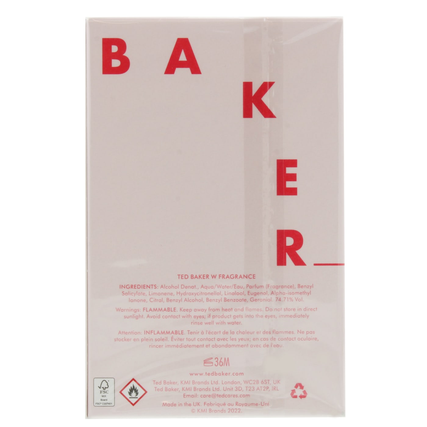 TED BAKER W 75ML EDT SPRAY