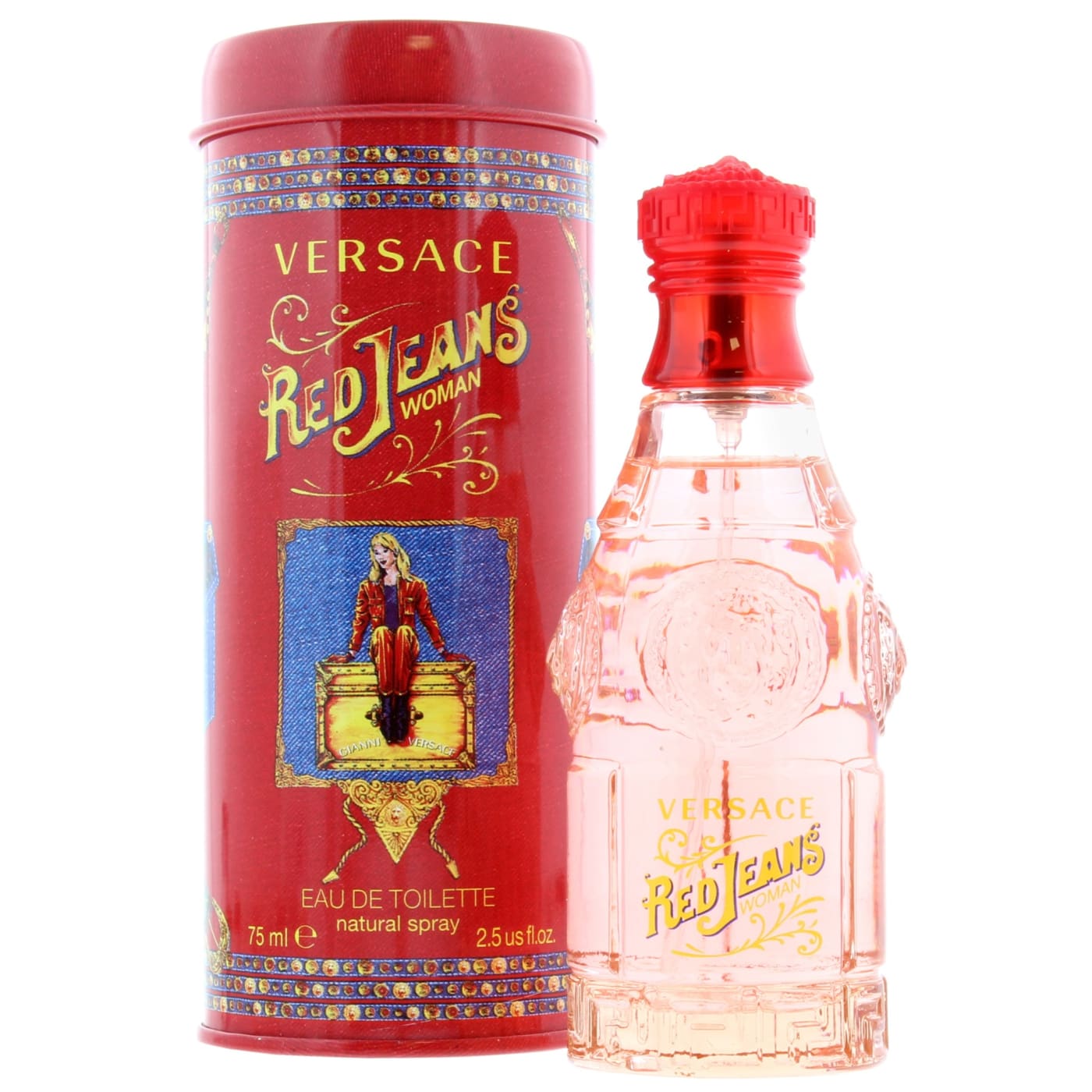 VERSACE RED JEANS 75ML EDT SPRAY