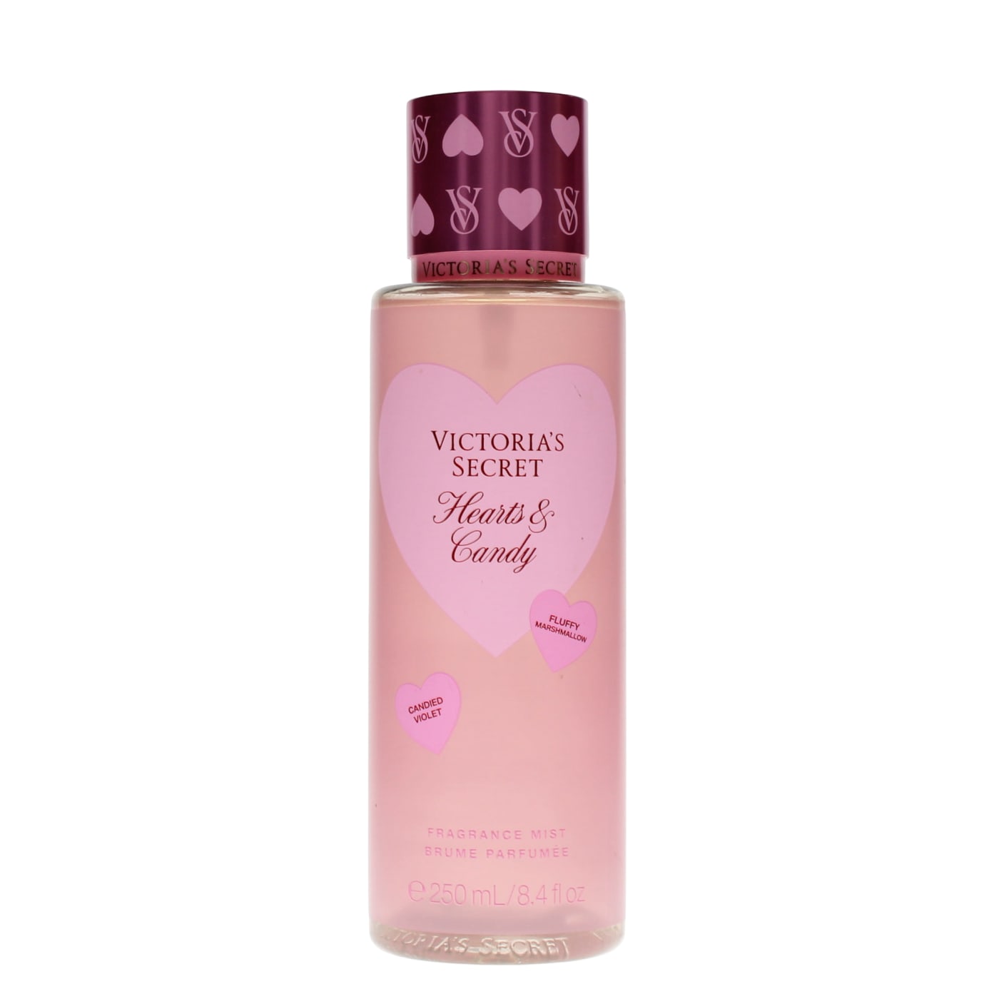 VICTORIA'S SECRET 250ML FRAGRANCE MIST HEARTS & CANDY