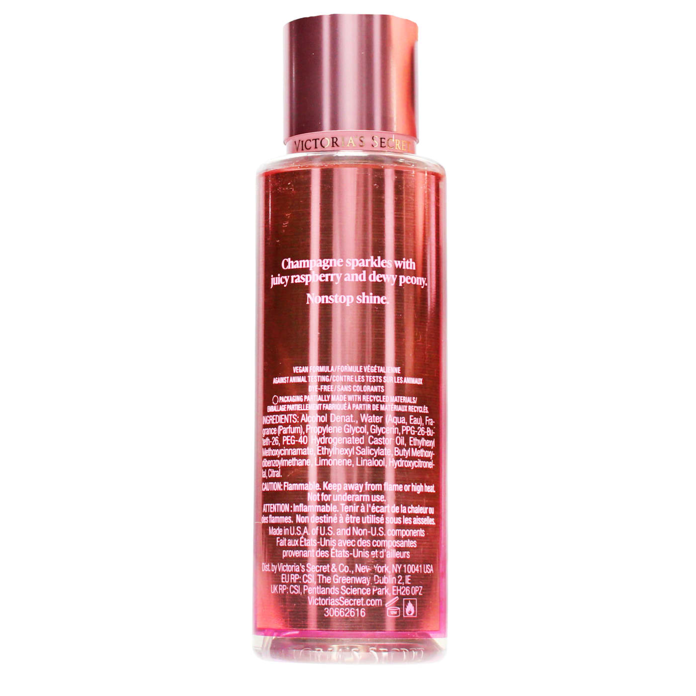VICTORIA'S SECRET 250ML FRAGRANCE MIST CHROME PEONY